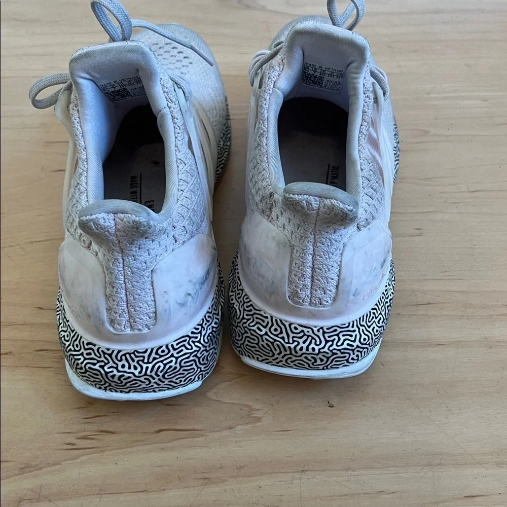 adidas Women's Pink Knit Sneakers 8.5 - Picture 5 of 8